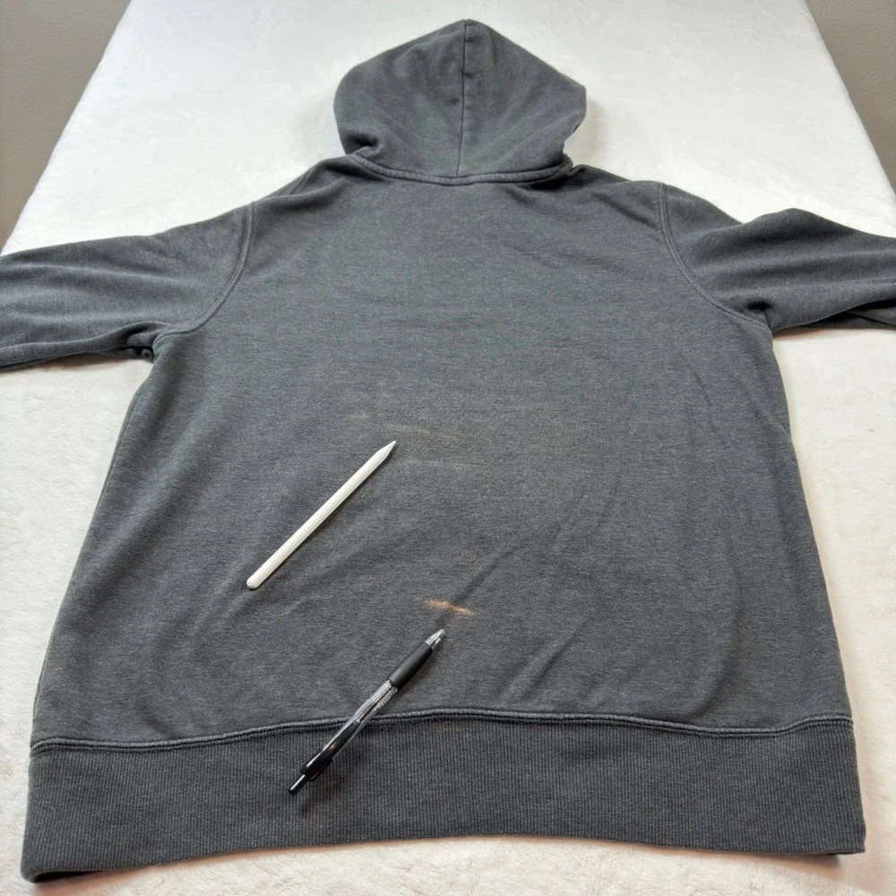 The North Face Hoodie Mens M Gray Fair Half Dome‎ Logo Pullover Fleece SP21 RTO